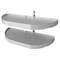 Rev-A-Shelf Polypropylene, White, 31.43 in W, 15.94 in H, 31 in D, 15.28 in L, White 6842-31-11-570 - alternate 1